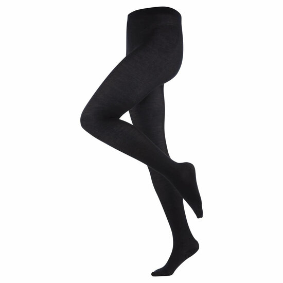 wollen legging zwart dames