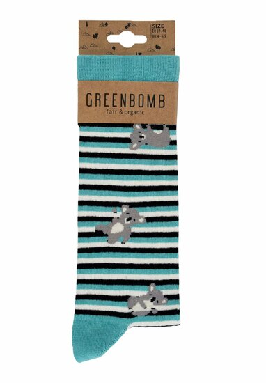 Greenbomb koala stripes