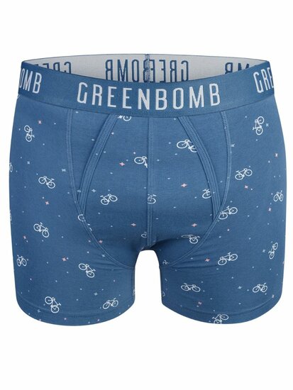 boxershort bike space blauw