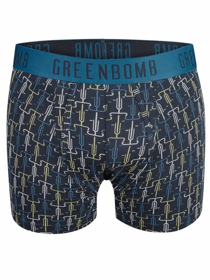 Greenbomb boxershort bike bond navy