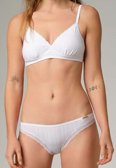 Comazo witte lingerie met kant