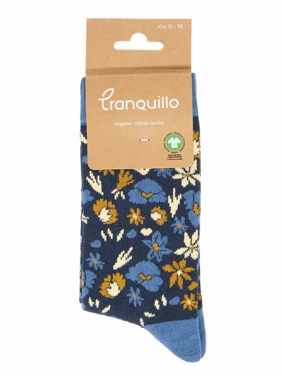 Tranquillo floral print indigo