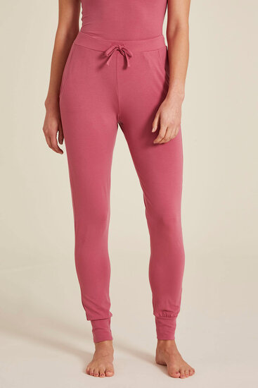 dames Tencel jogger red violet