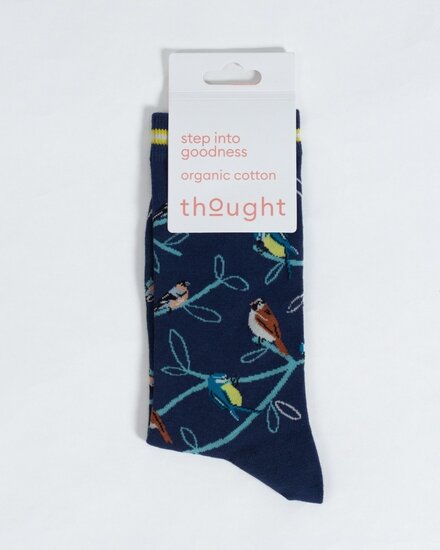 Thought multi bird socks