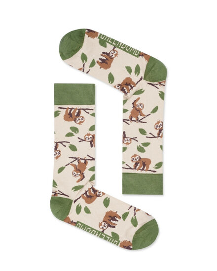 sokken luiaards beige