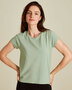 Tencel dames T-shirt granite green