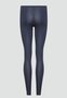 Comazo wollen dames legging met zijde - donkerblauw