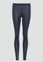 Comazo wollen dames legging met zijde - donkerblauw