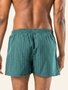 Wijde flanellen boxershorts bio katoen 2-pack Boris - deep sea