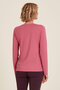 Tranquillo dames shirt lange mouwen Tencel - red violet