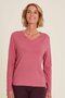 Tranquillo dames shirt lange mouwen Tencel - red violet