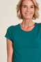 Tranquillo dames T-shirt Tencel - bermuda blue