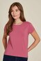 Tranquillo dames T-shirt Tencel - red violet