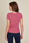 Tranquillo dames T-shirt Tencel - red violet