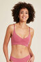 Tranquillo dames bralette bh Tencel - red violet