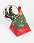 Kerstsokken giftbox dames 1 paar - Kerstmis kitty