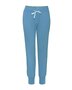 Living Crafts pyjamabroek dames katoen Aveline - blauw stippen