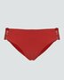 Comazo dames slip met kant katoen - cranberry rood Z25